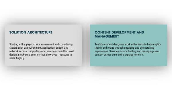 Intro to TOSHIBA Digital Signage - Page 15