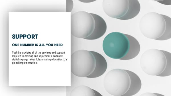 Intro to TOSHIBA Digital Signage - Page 18